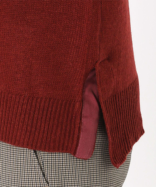 COMME CA ISM（コムサイズム）の「《ベーシックニット》　カラーニット（ニット/セーター・メンズ・ライトグレー/ベージュ/ネイビー/グリーン/マスタード/ワイン・MEDIUM/LARGE/X-LARGE）」の14枚目の写真