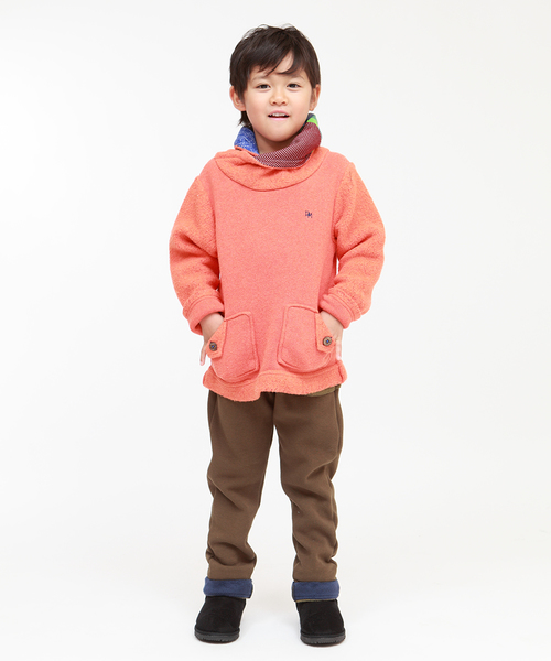 RAGMART（ラグマート）の「裏起毛プルオーバー（スウェット・キッズ・オレンジ/グリーン/グレー・100cm/110cm/120cm/130cm）」の15枚目の写真