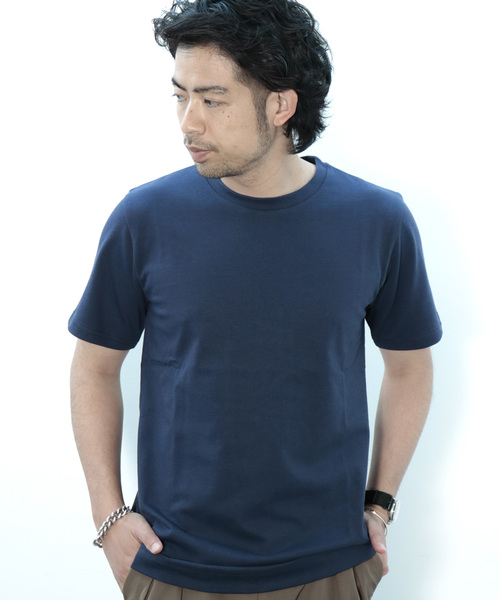 junhashimoto（ジュンハシモト）の「BLOUSING T（Tシャツ/カットソー・メンズ・ネイビー/ホワイト・2/4/3/5）」の2枚目の写真