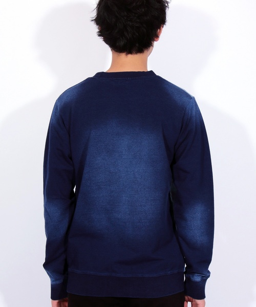 8(eight)(エイト)の「カットデニム クレイジー スウェット(スウェット・メンズ・インディゴブルー/ブルー・MEDIUM/LARGE/X-LARGE)」の8枚目の写真