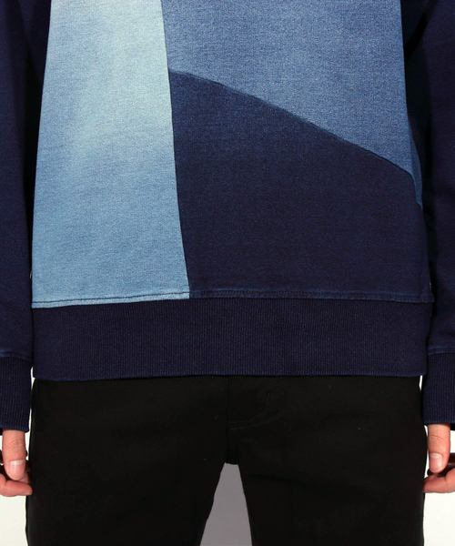 8(eight)(エイト)の「カットデニム クレイジー スウェット(スウェット・メンズ・インディゴブルー/ブルー・MEDIUM/LARGE/X-LARGE)」の15枚目の写真