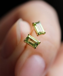 cui-cui｜キュイキュイのピアス（両耳用）（グリーン・カーキ