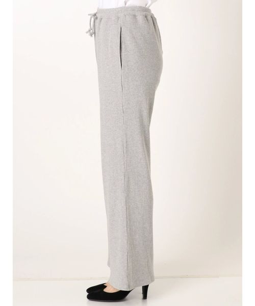 Ungrid（アングリッド）の「リブワイドラフパンツ（その他パンツ・レディース・ブラック/グレー/オフホワイト・FREE）」の10枚目の写真