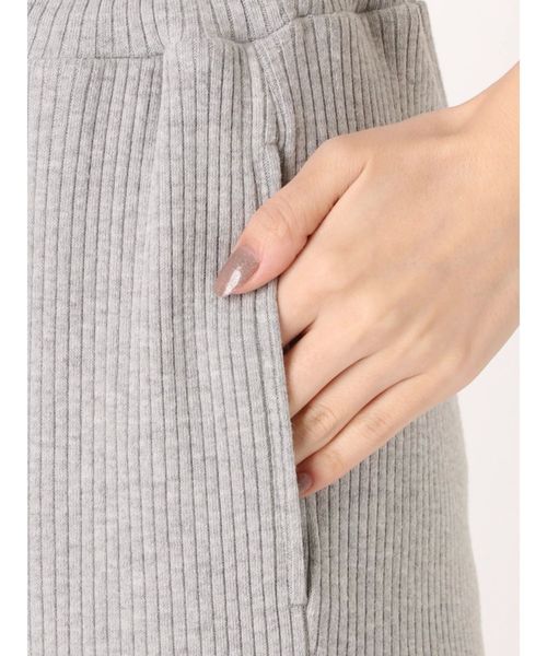 Ungrid（アングリッド）の「リブワイドラフパンツ（その他パンツ・レディース・ブラック/グレー/オフホワイト・FREE）」の6枚目の写真