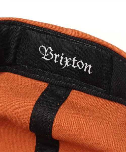 BRIXTON（ブリクストン）の「【BRIXTON（ブリクストン）】WEELER CAP（キャップ・メンズ・ブラック/オレンジ・FREE）」の12枚目の写真
