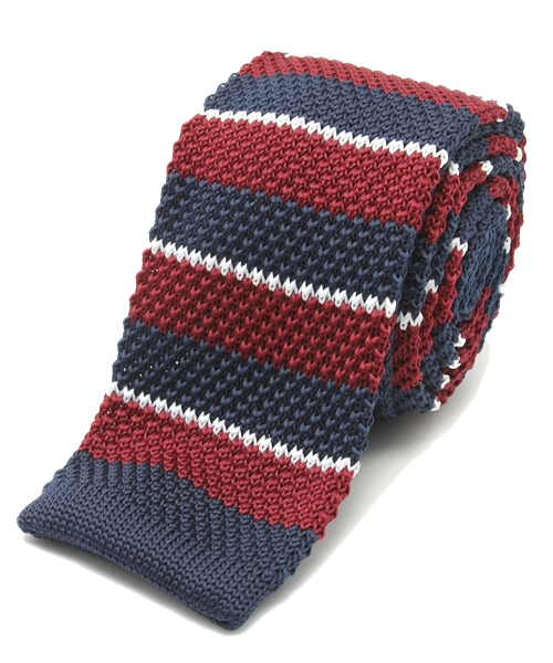 WEGO（ウィゴー）の「WEGO/ボーダーニットタイ（ネクタイ・メンズ・その他1/その他2/その他3/その他4/その他5/その他6・FREE）」の4枚目の写真