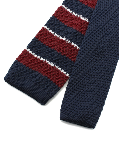 WEGO（ウィゴー）の「WEGO/ボーダーニットタイ（ネクタイ・メンズ・その他1/その他2/その他3/その他4/その他5/その他6・FREE）」の8枚目の写真