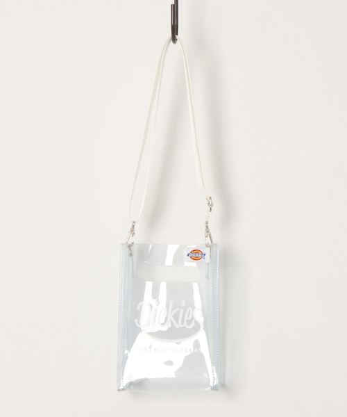 Dickies（ディッキーズ）の「WEGO/Dickiesスクエアクリアショルダーバッグ（ショルダーバッグ・レディース・ブラウン/パープル/ブラック/ホワイト・FREE）」の9枚目の写真