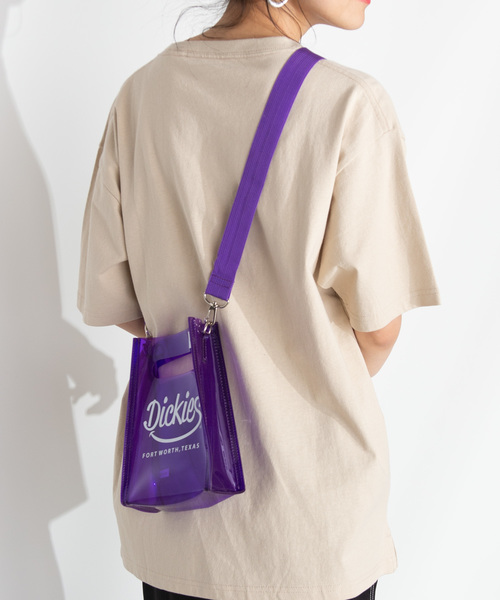 Dickies（ディッキーズ）の「WEGO/Dickiesスクエアクリアショルダーバッグ（ショルダーバッグ・レディース・ブラウン/パープル/ブラック/ホワイト・FREE）」の20枚目の写真