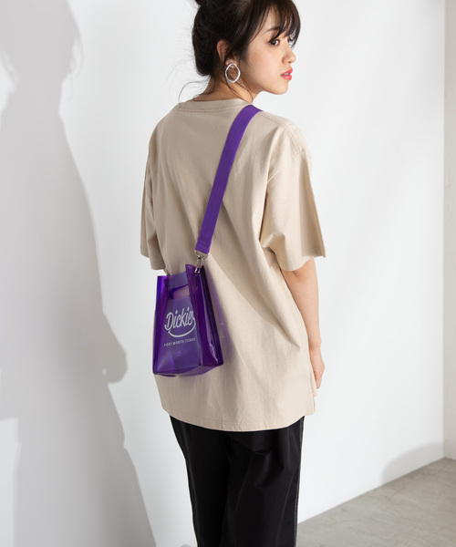 Dickies（ディッキーズ）の「WEGO/Dickiesスクエアクリアショルダーバッグ（ショルダーバッグ・レディース・ブラウン/パープル/ブラック/ホワイト・FREE）」の19枚目の写真