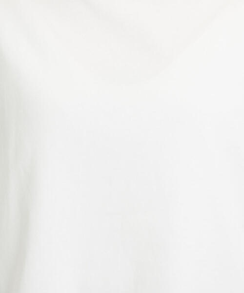 green label relaxing（グリーンレーベルリラクシング）の「＜MGHT＞SC デコルテ スリット ロング Tシャツ（Tシャツ/カットソー・レディース・ワインレッド/ダークグレー/ベージュ/オフホワイト・FREE）」の10枚目の写真