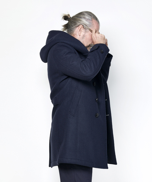 junhashimoto（ジュンハシモト）の「SHAWL HOODED COAT（ダッフル