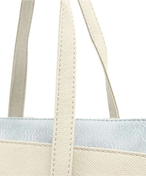 PAPILLONNER（パピヨネ）の「ZIPビッグトート（トートバッグ・レディース・シルバー/アクア・FREE）」の9枚目の写真