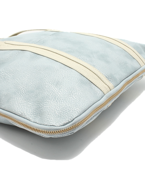 PAPILLONNER（パピヨネ）の「ZIPビッグトート（トートバッグ・レディース・シルバー/アクア・FREE）」の12枚目の写真