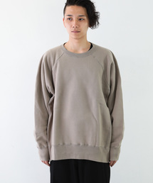KAZUYUKI KUMAGAI ATTACHMENT | コールドダイ裏毛 L/Sスウェット(スウェット)