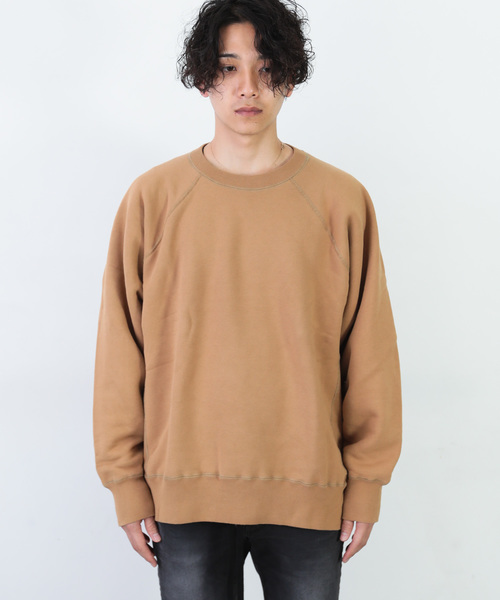 KAZUYUKI KUMAGAI ATTACHMENT(カズユキクマガイアタッチメント)の「コールドダイ裏毛 L/Sスウェット(スウェット・メンズ・オフホワイト/ライトブラウン/ライトベージュ/ライトブルー・1/2/3)」の10枚目の写真