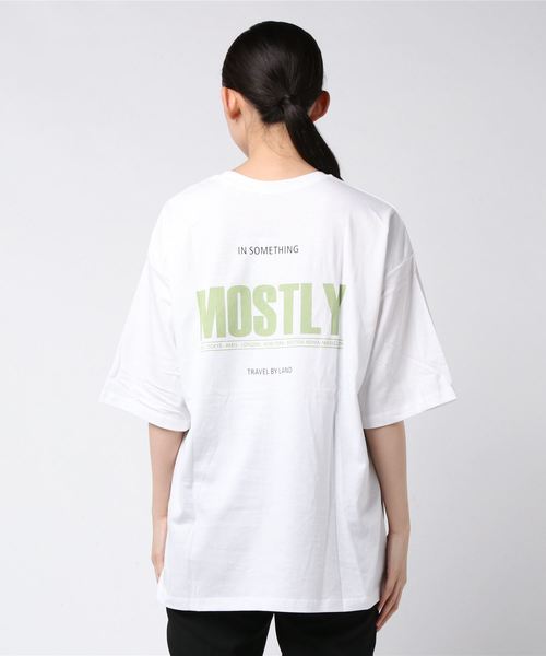 WEGO(ウィゴー)の「DING/MOSTLY Tシャツ(Tシャツ/カットソー・メンズ・ホワイト/イエロー/ブルー・FREE)」の4枚目の写真