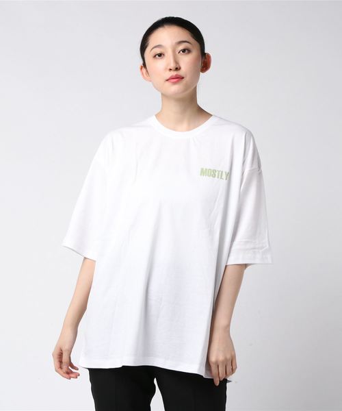 WEGO(ウィゴー)の「DING/MOSTLY Tシャツ(Tシャツ/カットソー・メンズ・ホワイト/イエロー/ブルー・FREE)」の11枚目の写真