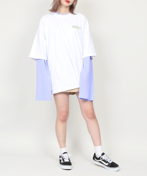 WEGO(ウィゴー)の「DING/MOSTLY Tシャツ(Tシャツ/カットソー・メンズ・ホワイト/イエロー/ブルー・FREE)」の9枚目の写真