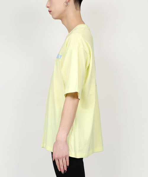 WEGO(ウィゴー)の「DING/MOSTLY Tシャツ(Tシャツ/カットソー・メンズ・ホワイト/イエロー/ブルー・FREE)」の18枚目の写真