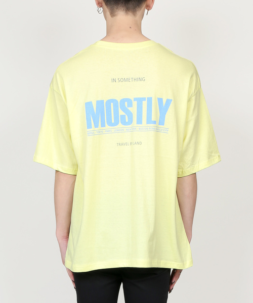 WEGO(ウィゴー)の「DING/MOSTLY Tシャツ(Tシャツ/カットソー・メンズ・ホワイト/イエロー/ブルー・FREE)」の19枚目の写真