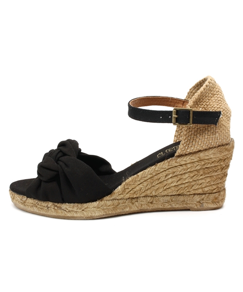 NANO universe（ナノユニバース）の「あみこみエスパ（サンダル・レディース・ベージュ/ブラック/ネイビー/オレンジ・37/36/35/38）」の6枚目の写真