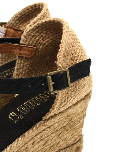 NANO universe（ナノユニバース）の「あみこみエスパ（サンダル・レディース・ベージュ/ブラック/ネイビー/オレンジ・37/36/35/38）」の11枚目の写真