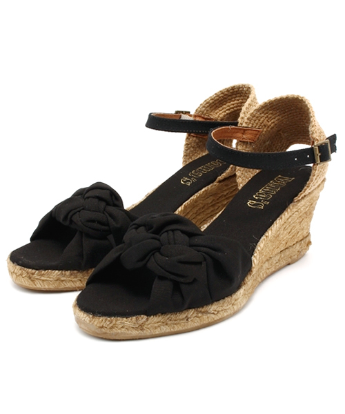 NANO universe（ナノユニバース）の「あみこみエスパ（サンダル・レディース・ベージュ/ブラック/ネイビー/オレンジ・37/36/35/38）」の5枚目の写真