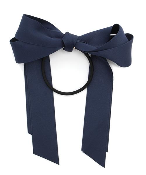 WEGO（ウィゴー）の「WEGO/リボンヘアゴム（ヘアゴム・レディース・オフホワイト/イエロー/ピンク/ネイビー・FREE）」の3枚目の写真