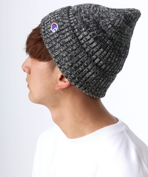セール Champion チャンピオン へザー ニットキャップ ニットキャップ ビーニー Champion チャンピオン のファッション通販 Zozotown