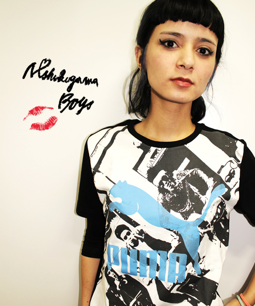 なかがわ　プーマ　Tシャツ　S PUMA（プーマ）の「PUMA meets N'Shukugawa Boys 39 TEE blue（T