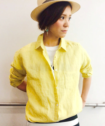 GALLARDAGALANTE | ウォッシュリネンシャツ(シャツ/ブラウス)