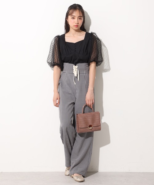 one after another NICE CLAUP（ワンアフターアナザーナイスクラップ）の「2Wayクロコスクエアバッグ（ショルダーバッグ・レディース・モカ/ベージュ/カーキ/アイボリー・FREE）」の11枚目の写真