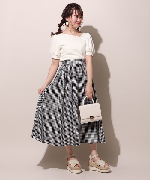 one after another NICE CLAUP（ワンアフターアナザーナイスクラップ）の「2Wayクロコスクエアバッグ（ショルダーバッグ・レディース・モカ/ベージュ/カーキ/アイボリー・FREE）」の8枚目の写真