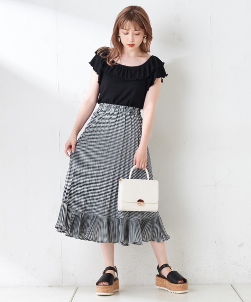 one after another NICE CLAUP（ワンアフターアナザーナイスクラップ）の「2Wayクロコスクエアバッグ（ショルダーバッグ・レディース・モカ/ベージュ/カーキ/アイボリー・FREE）」の15枚目の写真