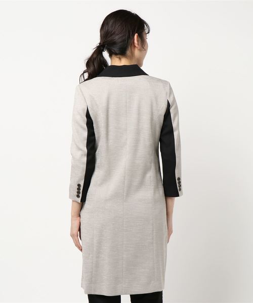 miniyu(ミニュウ)の「La SRIC/カラーブロックロングジャケット(その他アウター)」 - WEAR