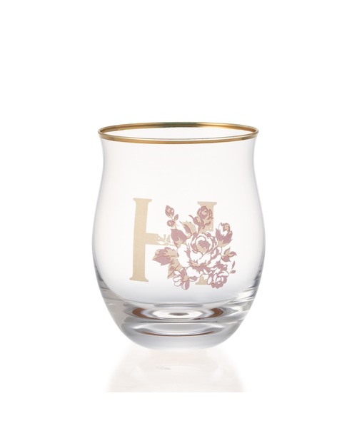 Francfranc（フランフラン）の「フラワー イニシャルグラス Ｈ（グラス/マグカップ/タンブラー・レディース・マルチ・FREE）」の2枚目の写真