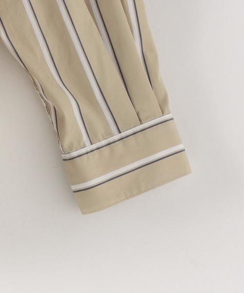 Steven Alan（スティーブンアラン）の「＜Steven Alan＞ GIZA 92 T/C STRIPE SINGLE NEEDLE SHIRT/シャツ（シャツ/ブラウス・メンズ・ベージュ/ホワイト・LARGE/X-LARGE/MEDIUM/SMALL）」の13枚目の写真