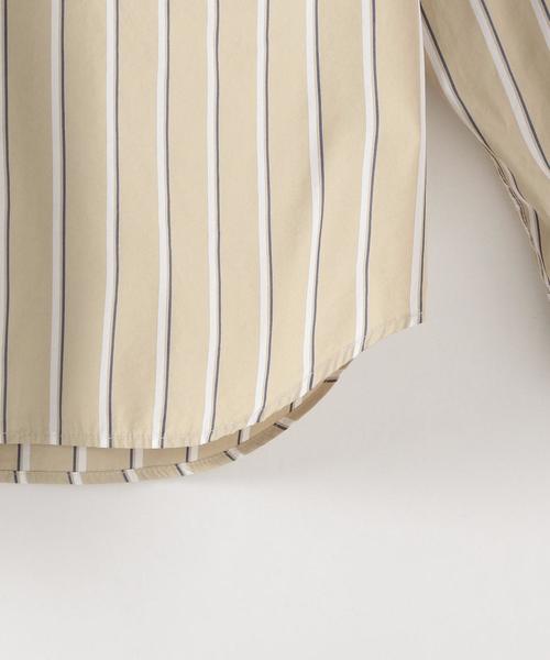 Steven Alan（スティーブンアラン）の「＜Steven Alan＞ GIZA 92 T/C STRIPE SINGLE NEEDLE SHIRT/シャツ（シャツ/ブラウス・メンズ・ベージュ/ホワイト・LARGE/X-LARGE/MEDIUM/SMALL）」の12枚目の写真