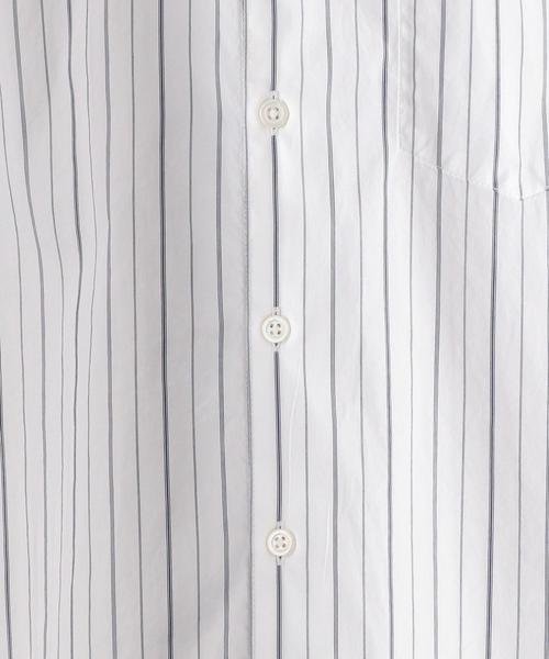 Steven Alan（スティーブンアラン）の「＜Steven Alan＞ GIZA 92 T/C STRIPE SINGLE NEEDLE SHIRT/シャツ（シャツ/ブラウス・メンズ・ベージュ/ホワイト・LARGE/X-LARGE/MEDIUM/SMALL）」の9枚目の写真