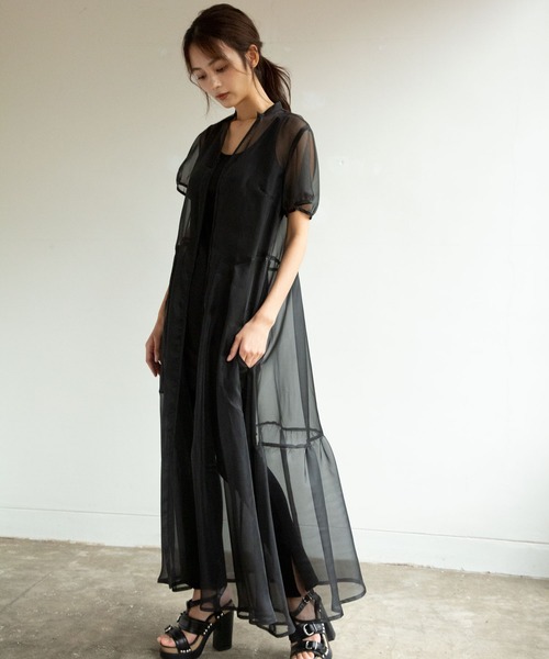 AVIE（アビィ）の「シフォンシースルーワンピース（ワンピース）」 - WEAR
