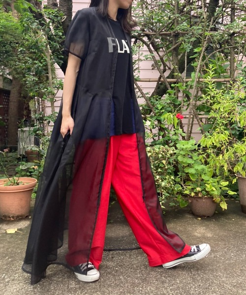 セール】シフォンシースルーワンピース（ワンピース）｜AVIE