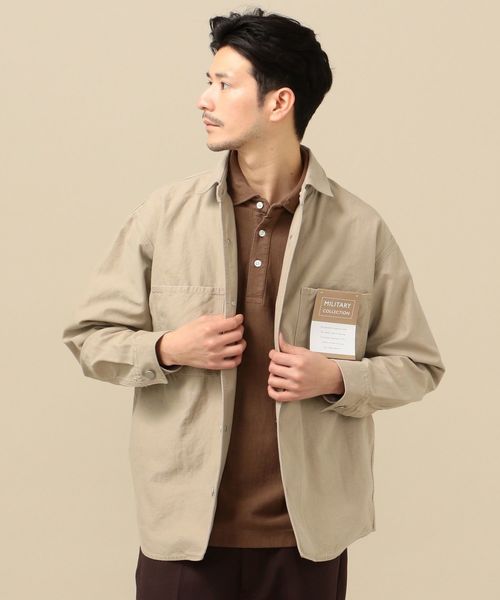 SUMARI ベージュ カバーオール SHIPS（シップス）の「SC: ミリタリー カバー ジャケット