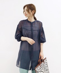 DouDou | シアードビーストライプ2WAYブラウス(シャツ/ブラウス)