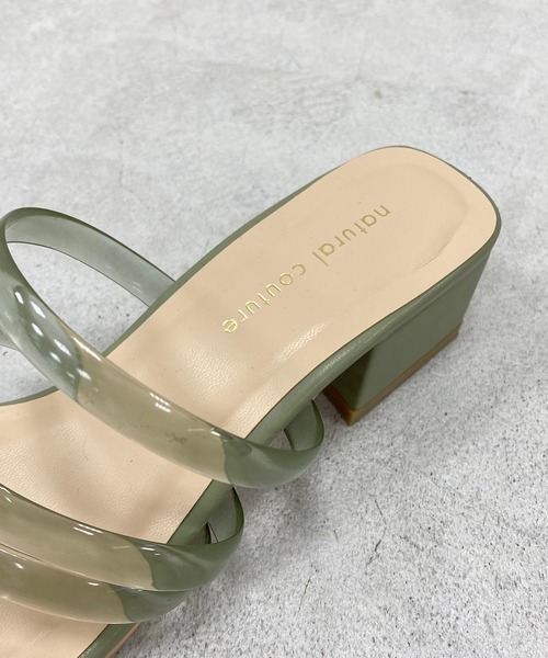 natural couture（ナチュラルクチュール）の「チューブヒモサンダル（サンダル・レディース・クリアブラック/ベージュ系その他/グリーン系その他/グリーン系その他2/ホワイト系その他・M/L）」の19枚目の写真