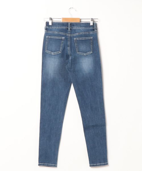 ENVYM(アンビー)の「JUST WAIST SKINNY PT(デニムパンツ・レディース・サックスブルー/ブルー/インディゴブルー/ブラック・SMALL/MEDIUM/X-SMALL)」の5枚目の写真