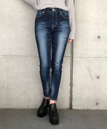 ENVYM | ＪＵＳＴ　ＷＡＩＳＴ　ＳＫＩＮＮＹ　ＰＴ(デニムパンツ)