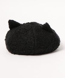 nino | [48-54cm]ねこ耳ベレー帽　ループウール(ハンチング/ベレー帽)