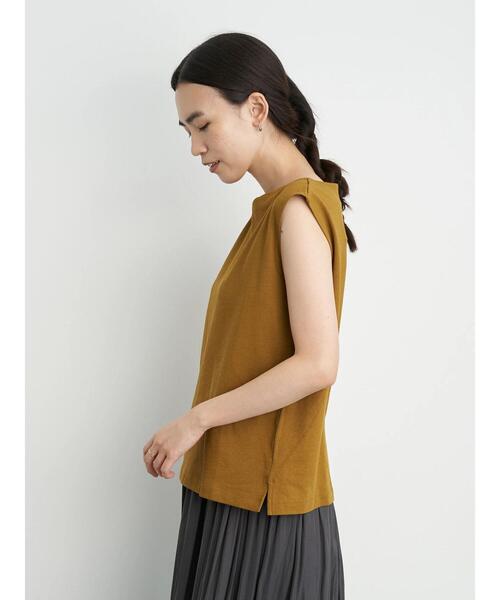 AMERICAN HOLIC（アメリカンホリック）の「ボートネックノースリーブカットプルオーバー　＊〇（Tシャツ/カットソー・レディース・その他7/オフホワイト/ブルー/マルチ/キャメル・M/L）」の11枚目の写真