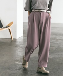 EMMA CLOTHES | 梨地ルーズリラックス テパードワイドパンツ EMMA CLOTHES 2022(その他パンツ)